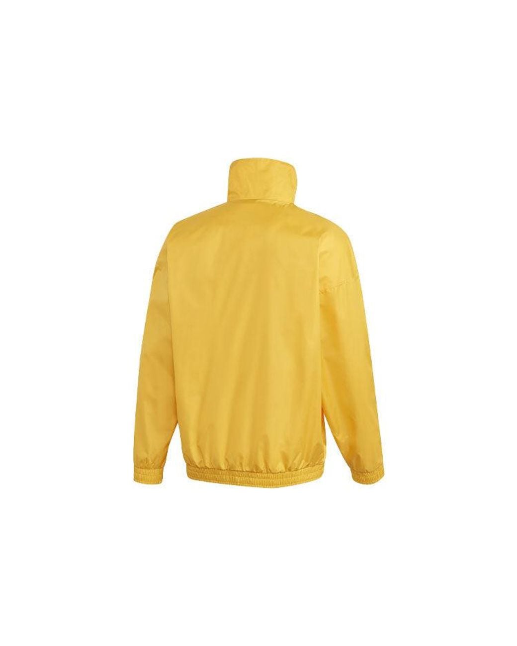 Adidas Yellow Originals Side Stripe Zipper Casual Sports Jacket for men