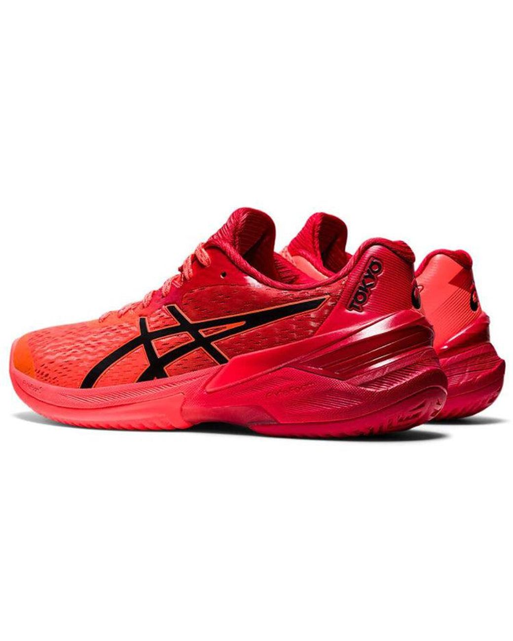 Asics Red (Wmns) Sky Elite Ff Tokyo Running Shoes