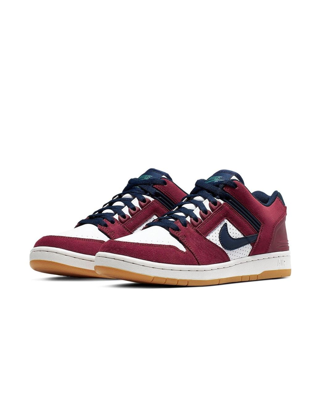 Nike Red Air Force 2 Low Sb 'Team Obsidian' for men