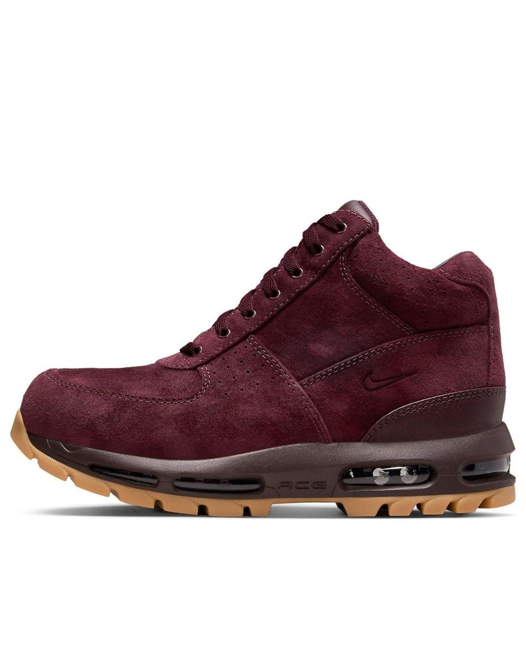 Nike Red Air Max Goadome Boots 'Deep Gum' for men