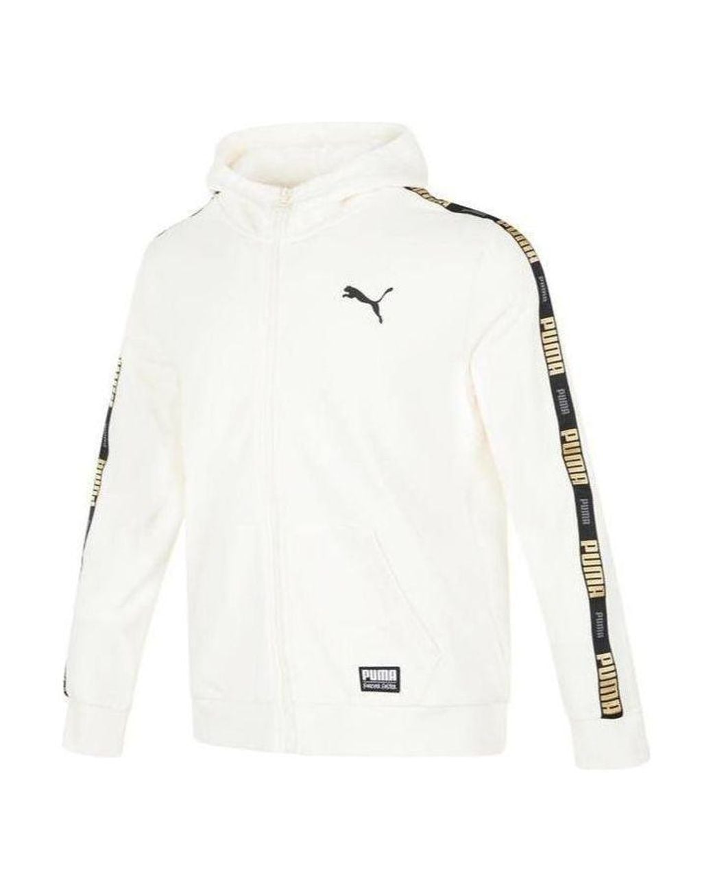 PUMA White Handwriting Label Jacket for men