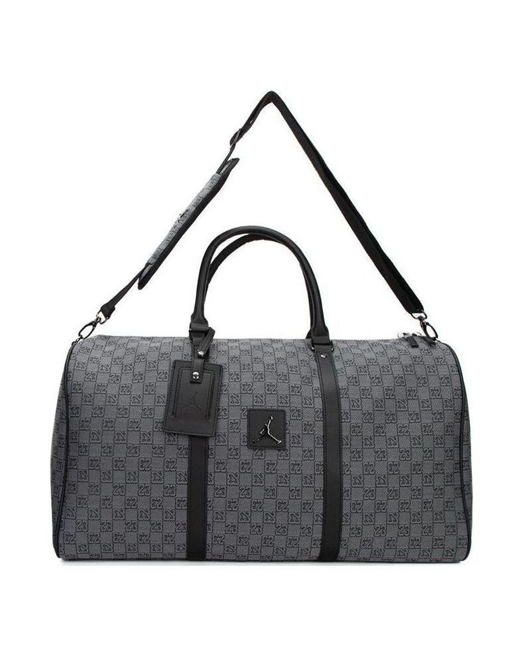 バッグ Nike Monogram Duffle Bag Dark Smoke Grey Nike Air Jordan Monogram Duffle Bag 25L NWT Carry On