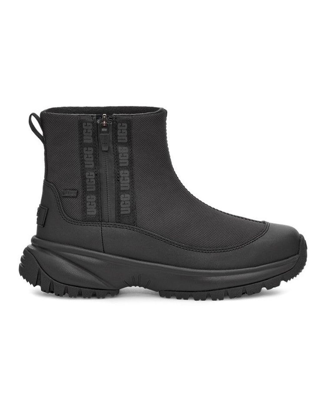 Ugg Black (Wmns) Yose Zip Fleece Lined Snow Boots