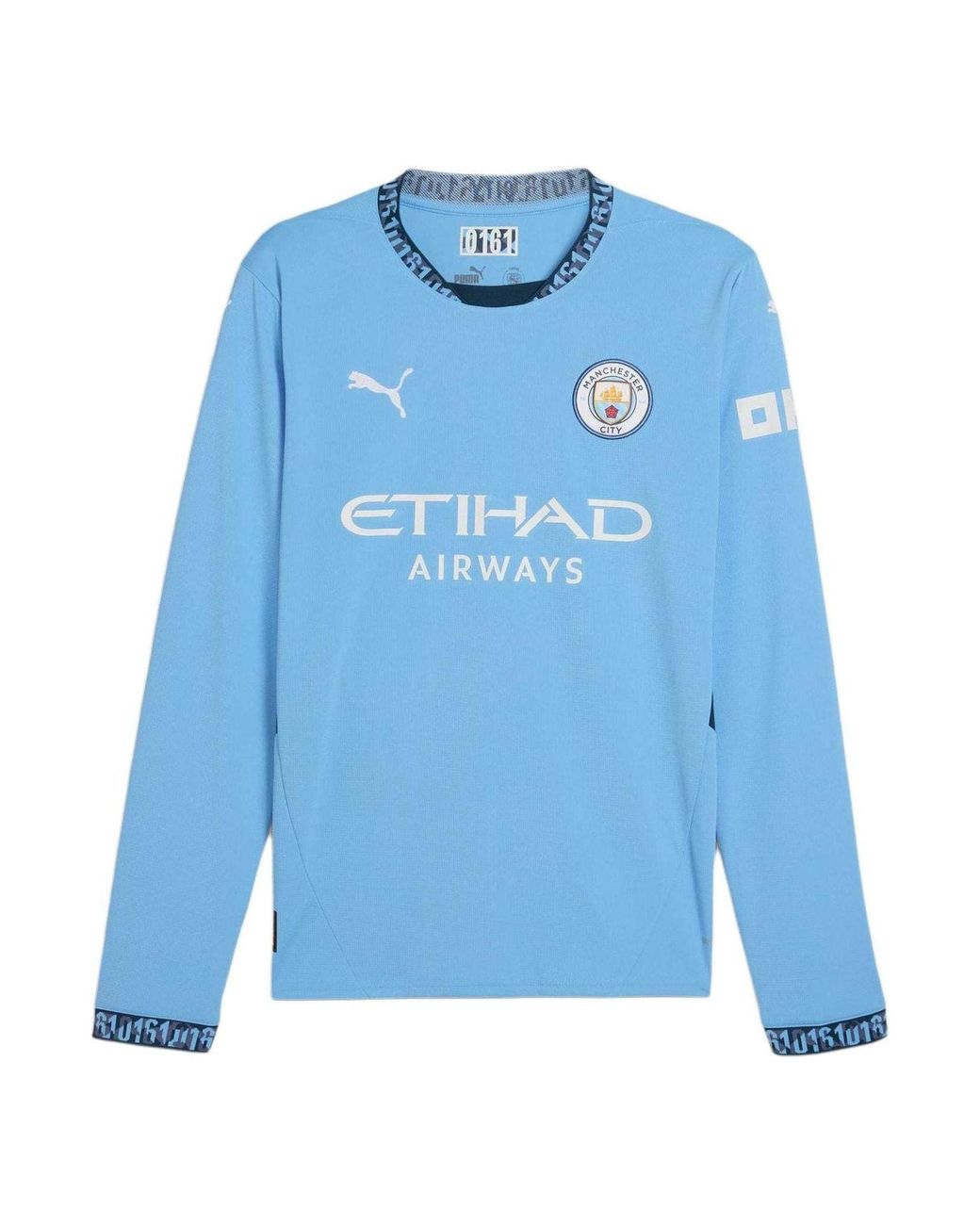 PUMA Blue Manchester City 24/25 Home Long Sleeve Jersey for men
