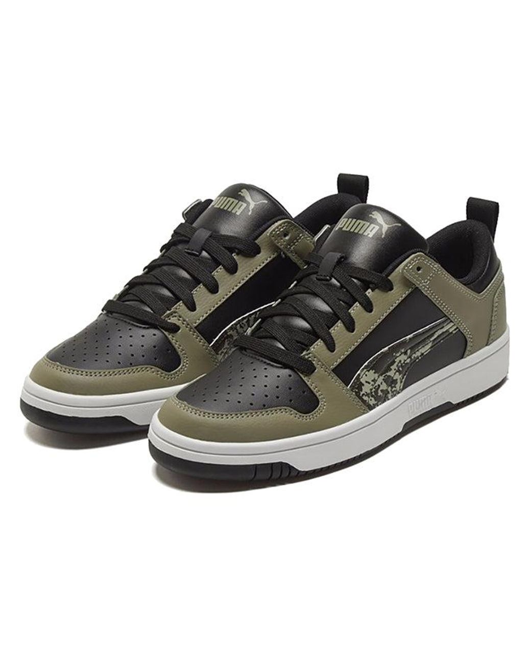 PUMA Brown Rebound Layup Locamo Casual Sneakers for men