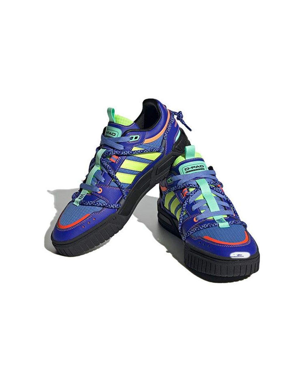 Adidas Blue Neo D-Pad 'Lucid Core Pulse Mint' for men