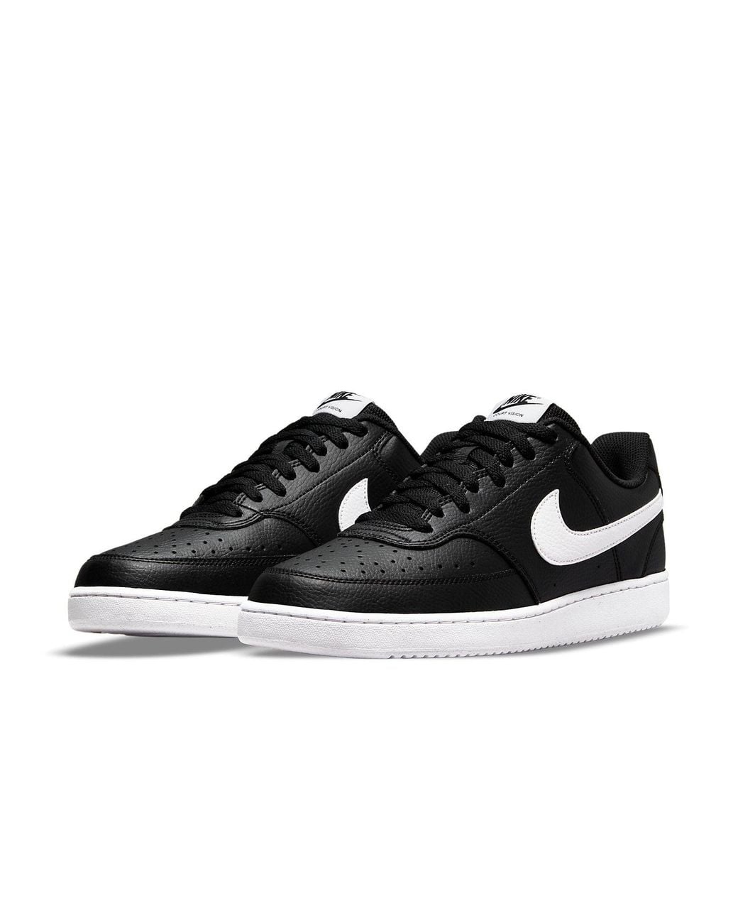 Nike Black Court Vision Low Next Nature Shoes for men