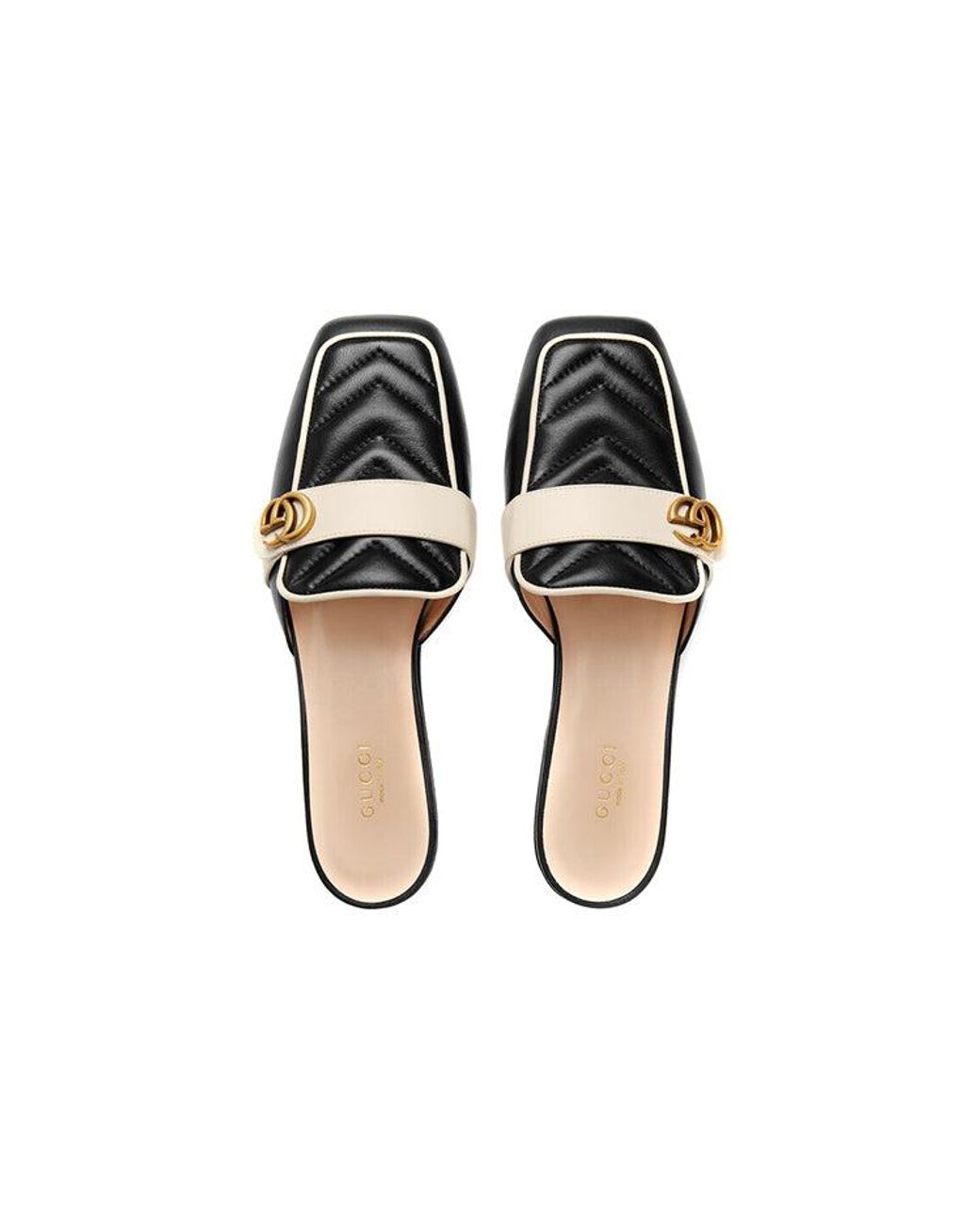 Gucci Black (Wmns) Double G Slide Sandal