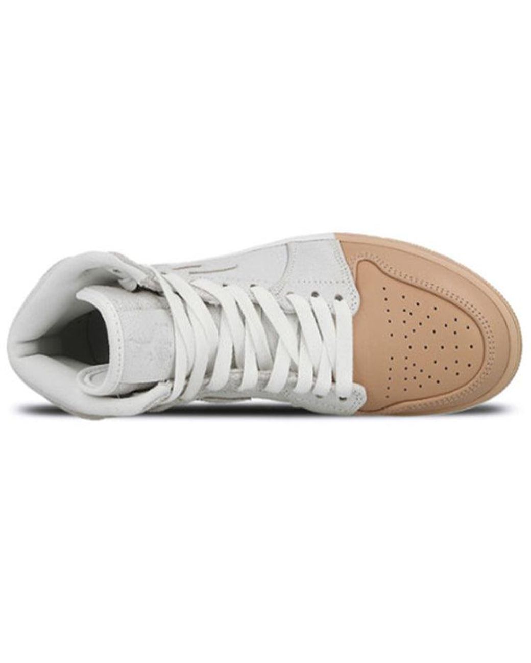 Nike White (Wmns) 1 Retro High Premium 'Dipped Toe'