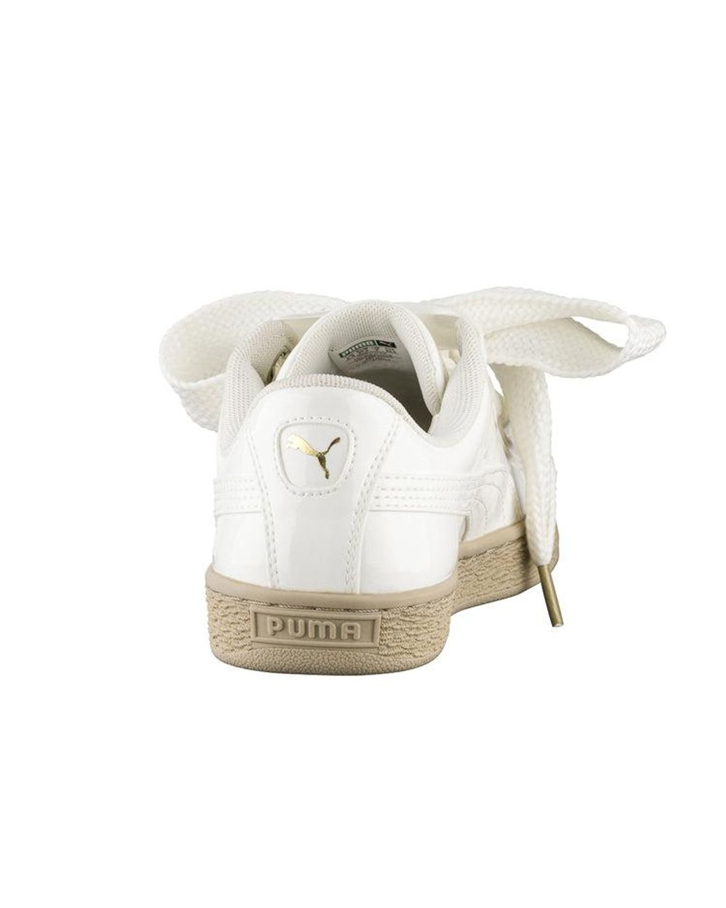 PUMA White (Wmns) Basket Heart Marshmallow