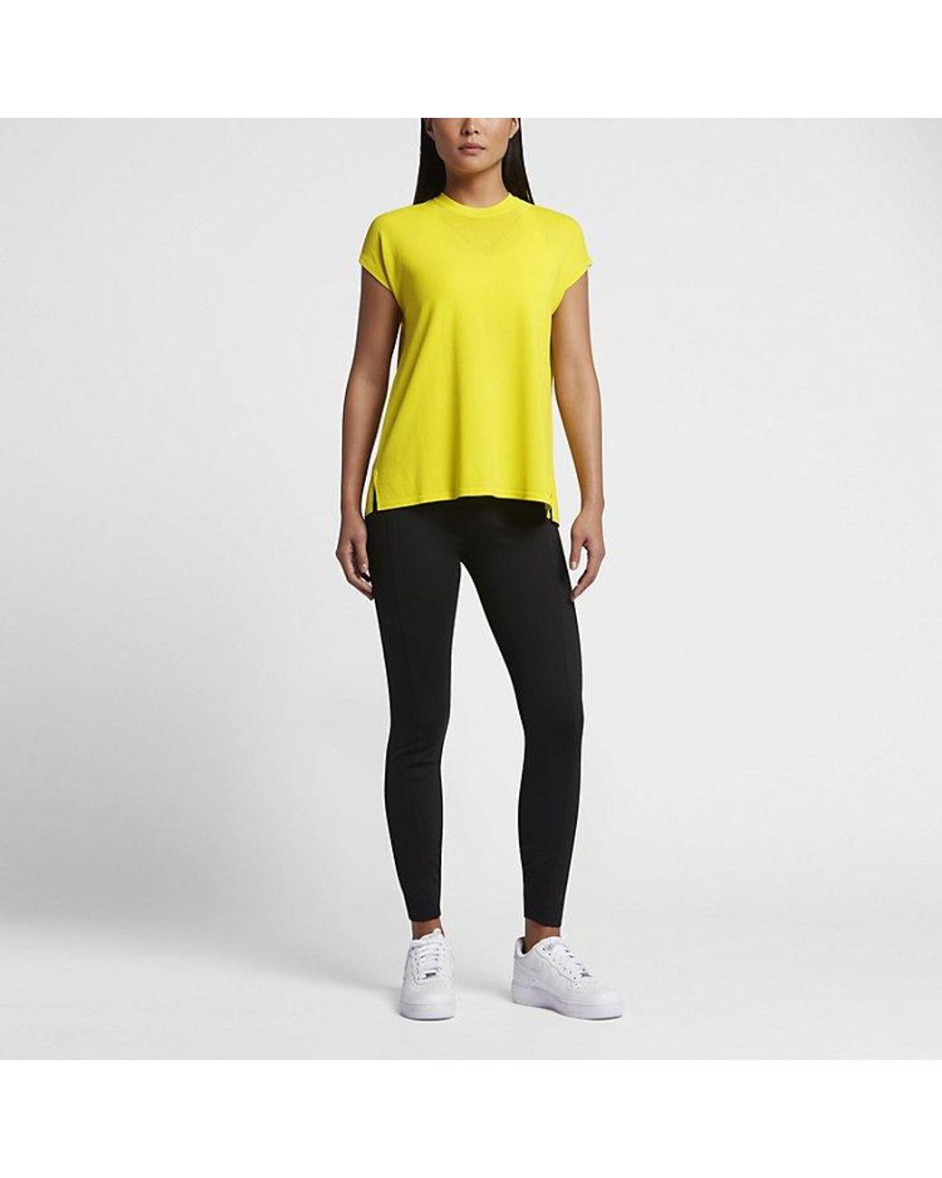 Nike Yellow (Wmns) Sportswear Tech Knit