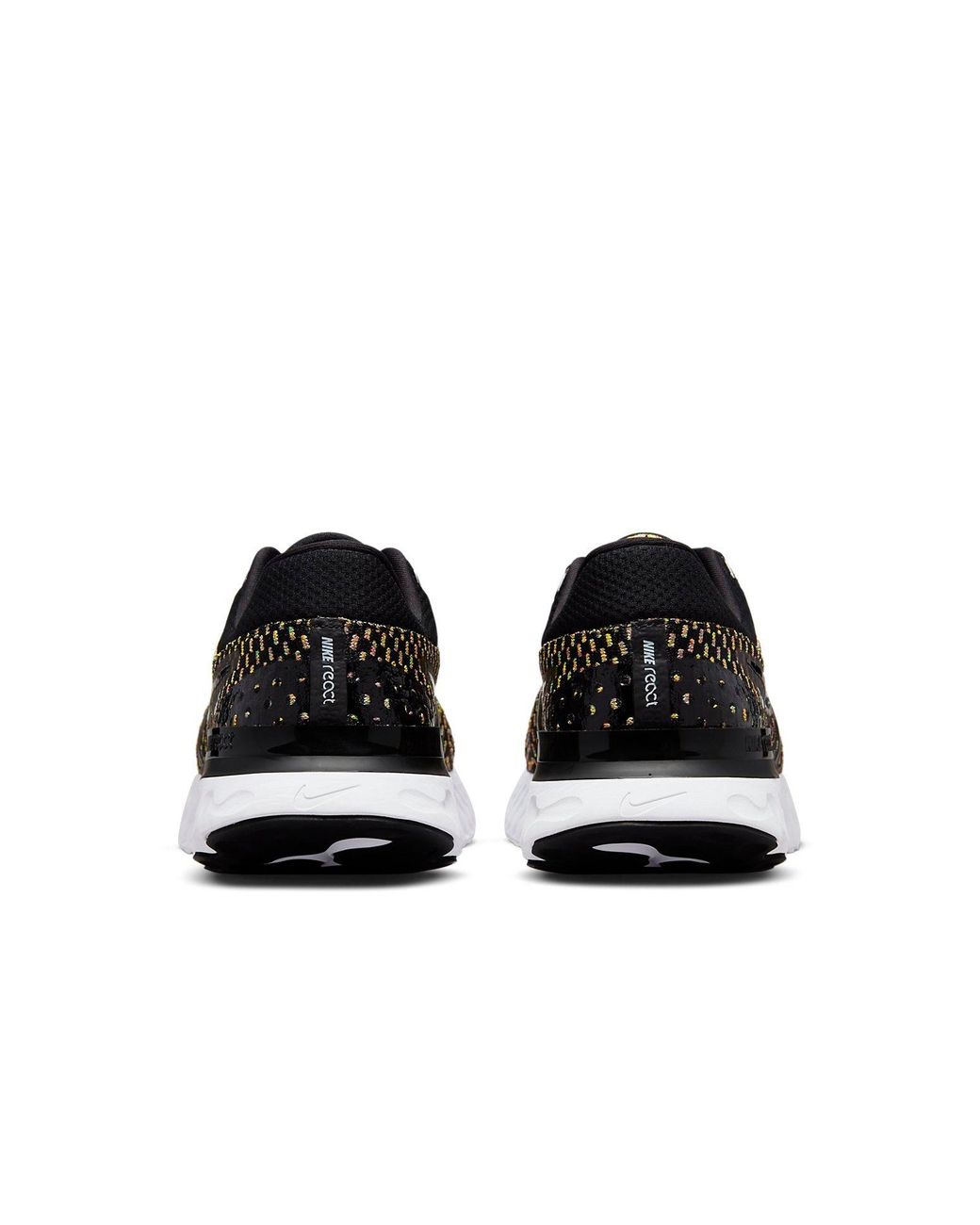 Nike Black React Infinity Run Flyknit 3 Multi' for men