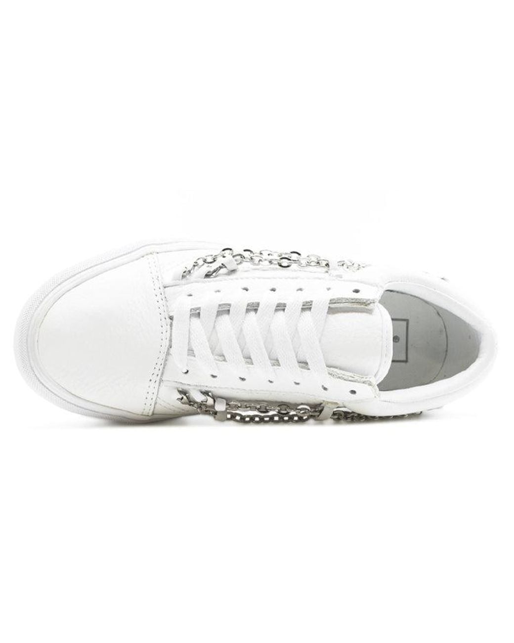 Vans White Old Skool Platform 'Chain for men