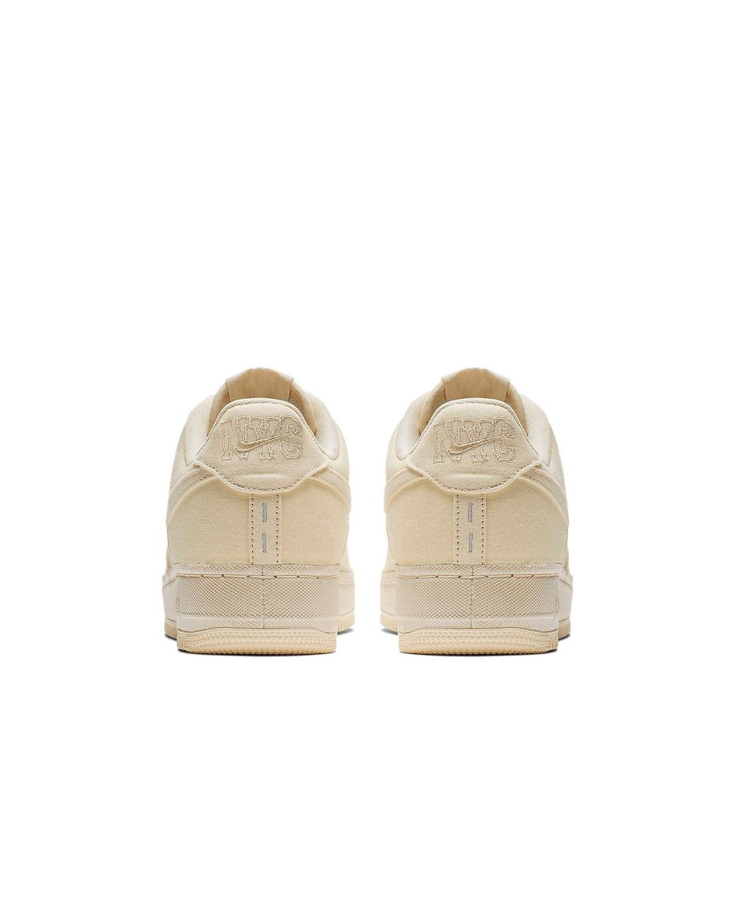 Nike Natural Air Force 1 Low Canvas for men
