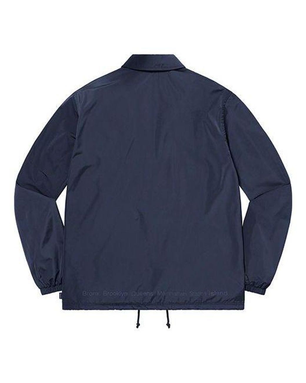 Supreme Five Boroughs Coaches Jacket in Blue for Men | Lyst