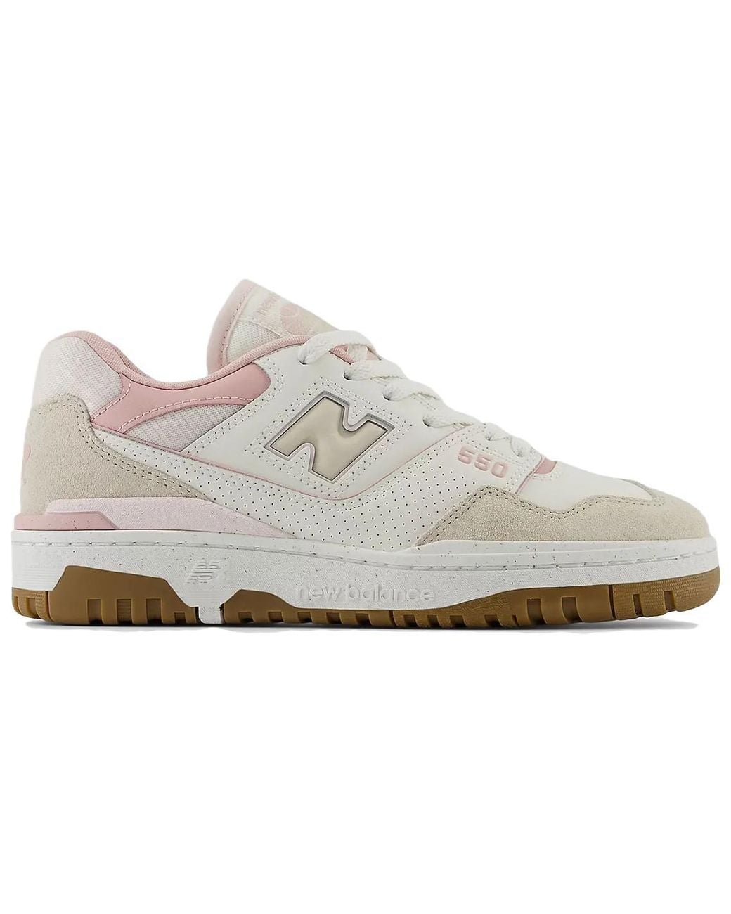 New Balance White (Wmns) 550 Gum Pack