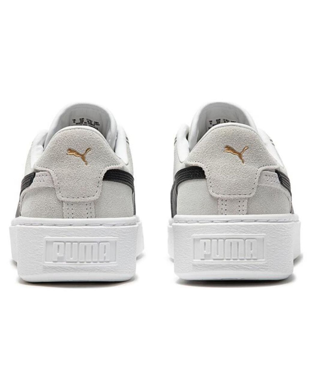 PUMA White (Wmns) Suedeplatform And'