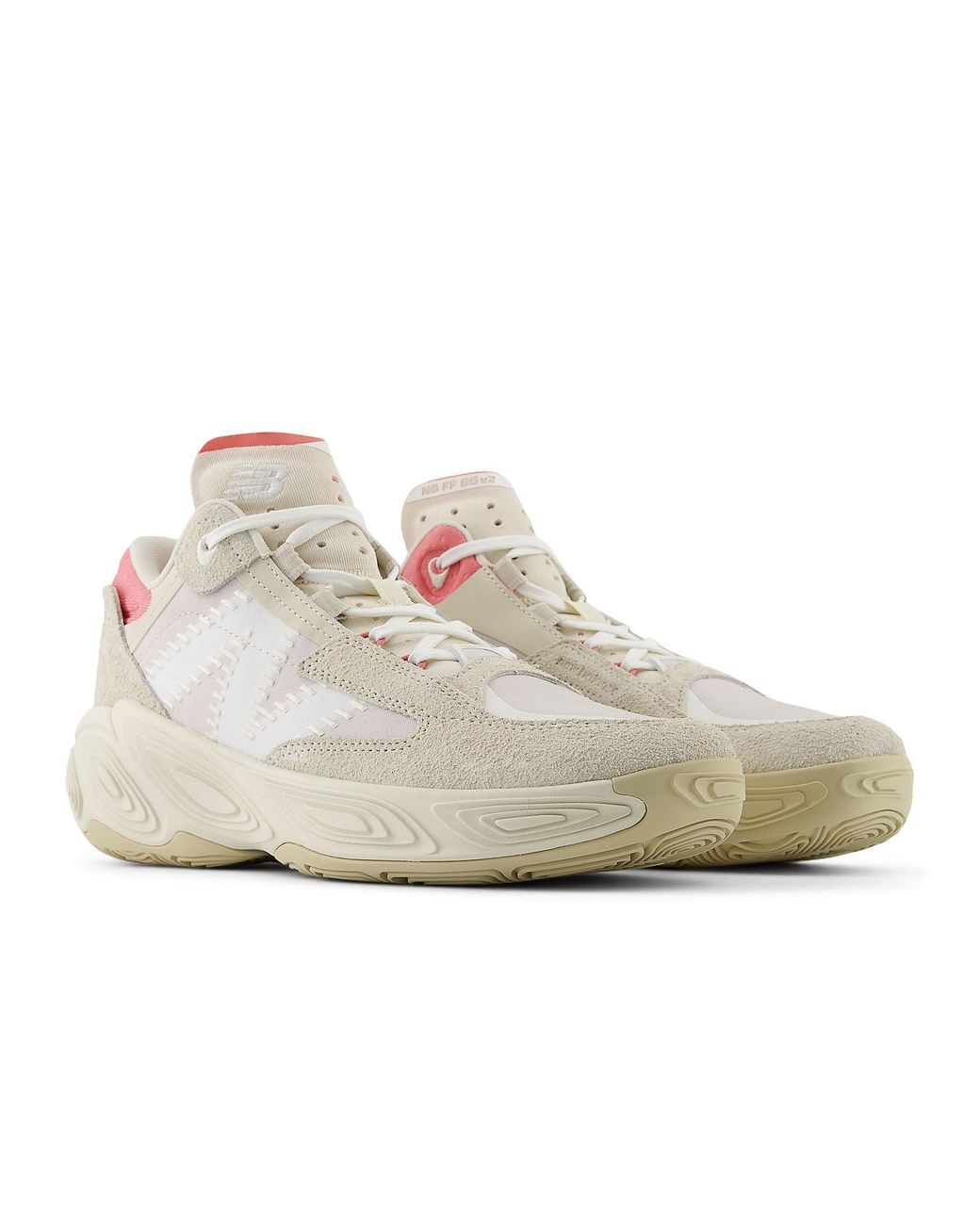 New Balance White Fresh Foam Bb V2 'Moonbeam' for men
