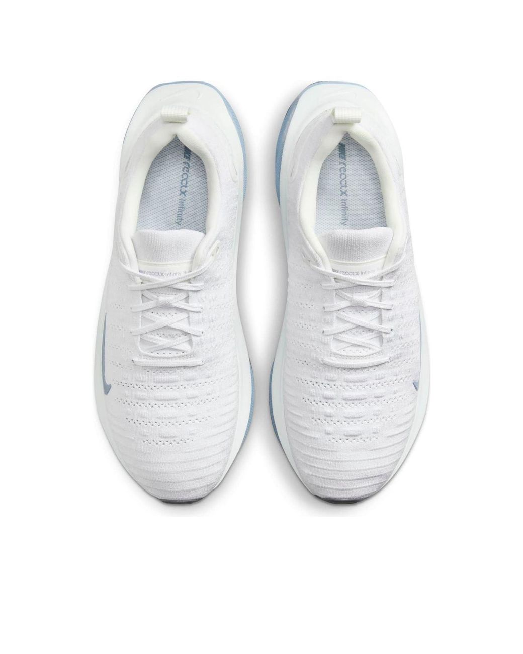 Nike White Reactx Infinity Run 4 'Summit Ashen Slate' for men