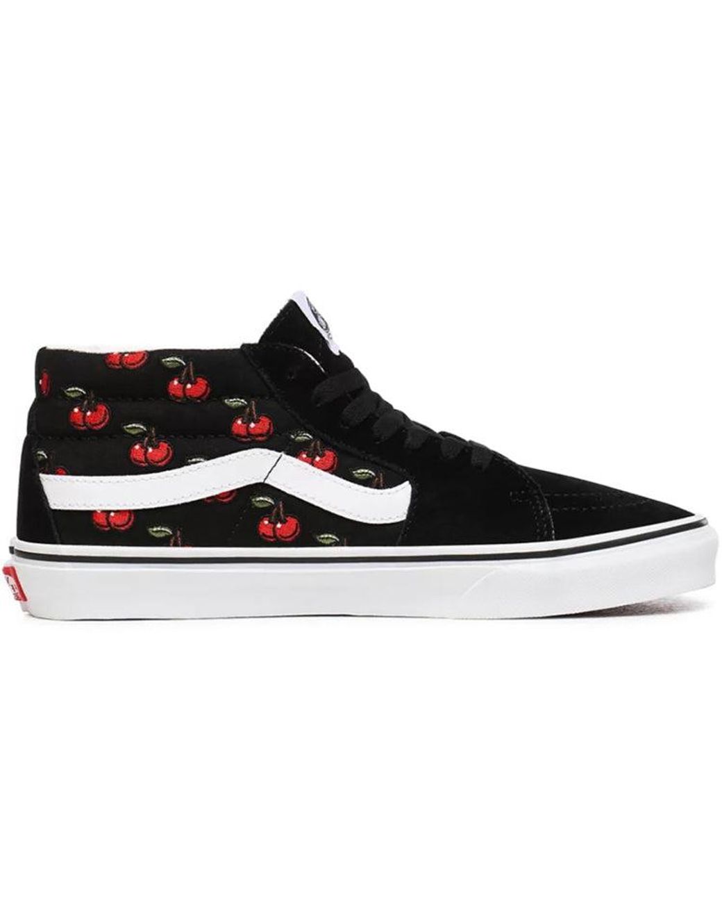 Vans Black Cherries Sk8-Mid Shoes for men