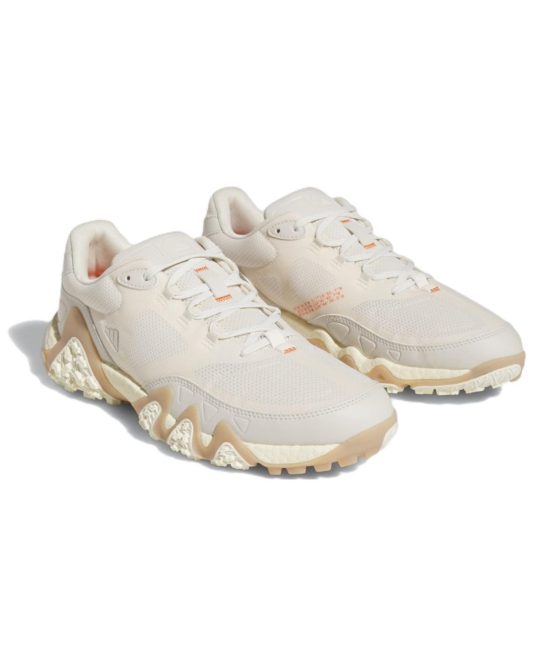 Adidas White Adicross Lo Boost Golf Shoes 'Wonder' for men