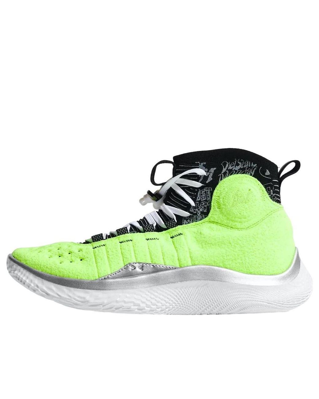 Under Armour Green X Diet Starts Monday Curry 4 'Tennis Ball' for men