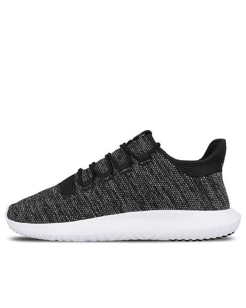 Adidas Black Tubular Shadow Knit 'Core' for men