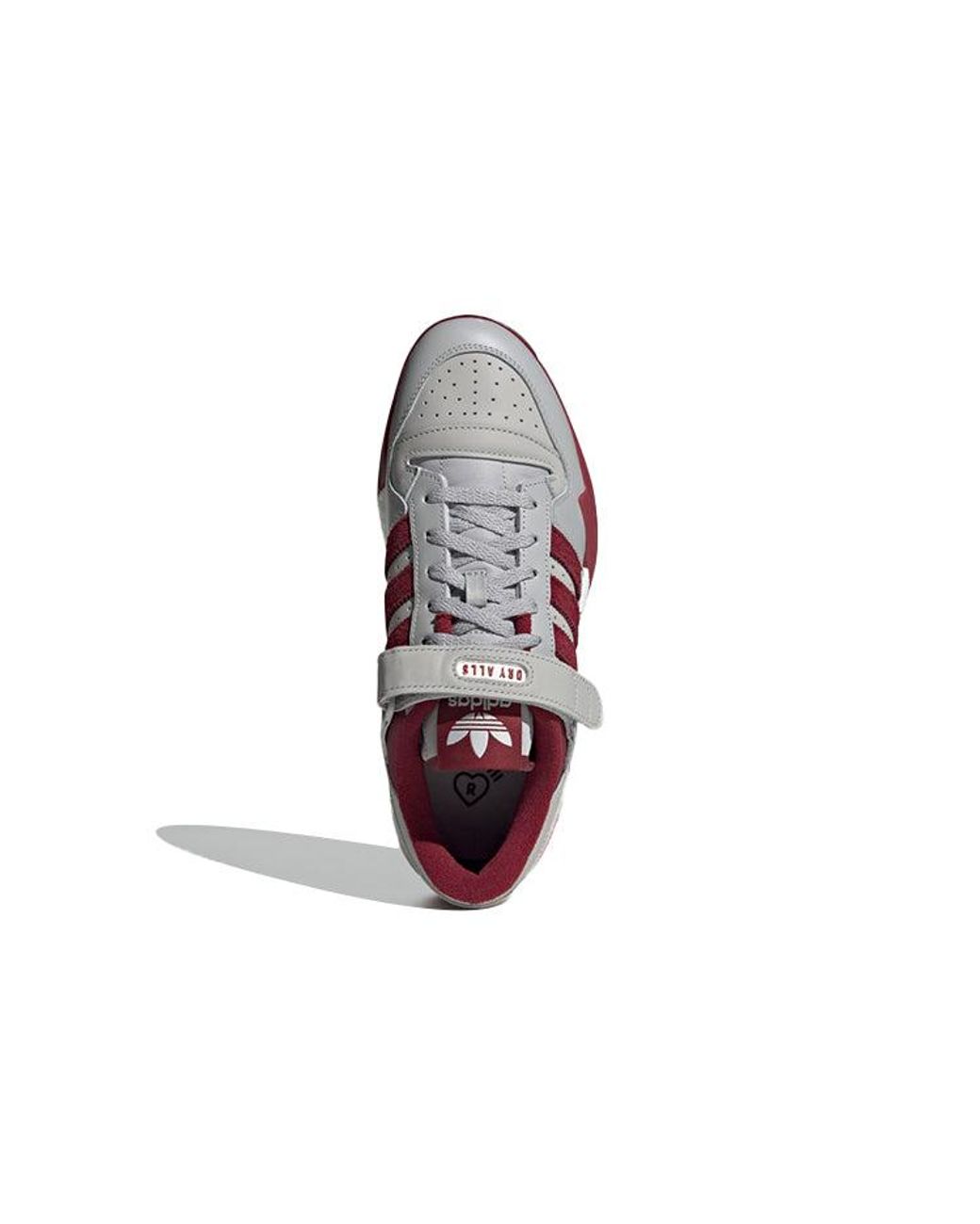 Adidas Red Human Made X Forum Low Burgundy' for men