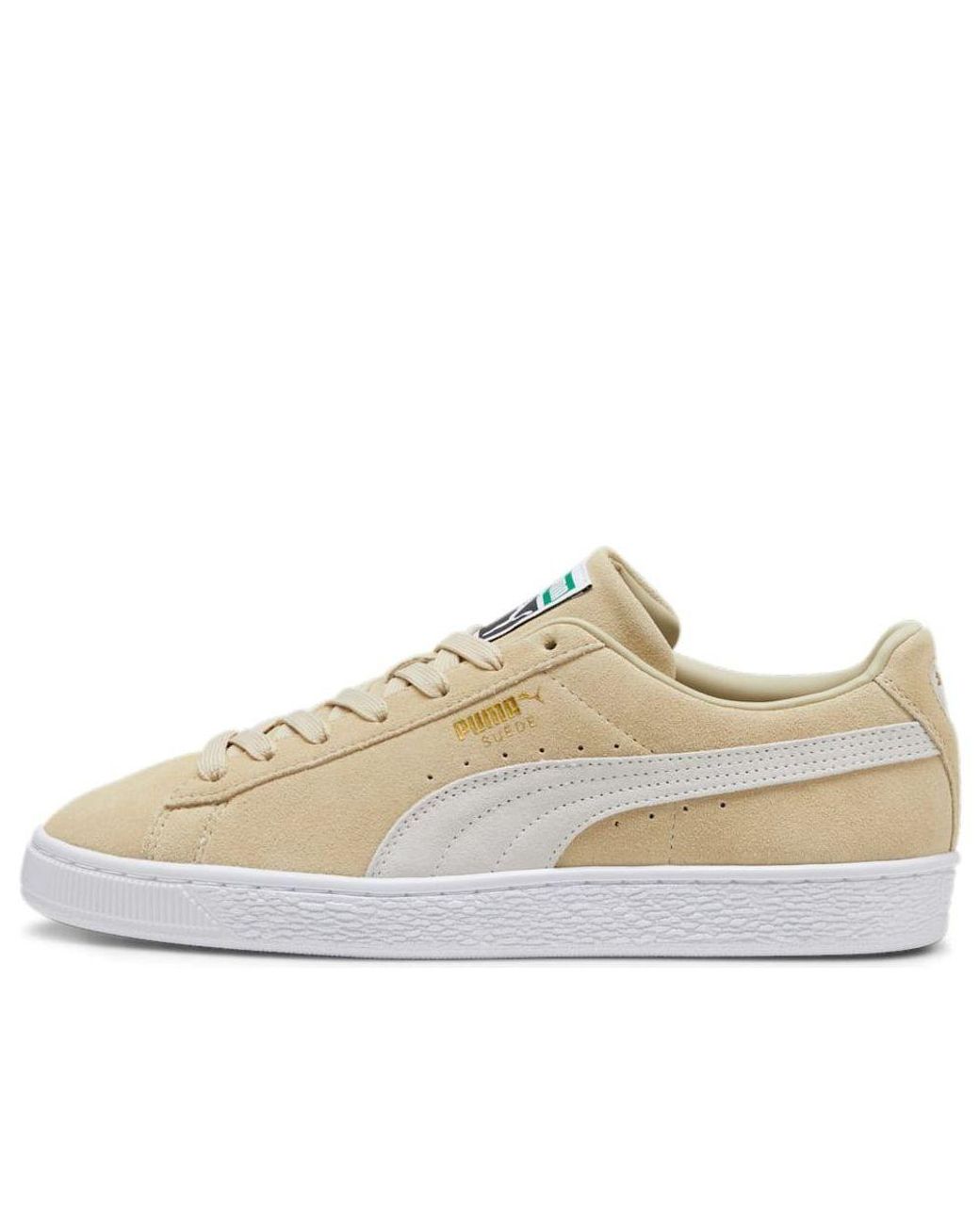 PUMA White Suede Classic Xxi 'Putty' for men