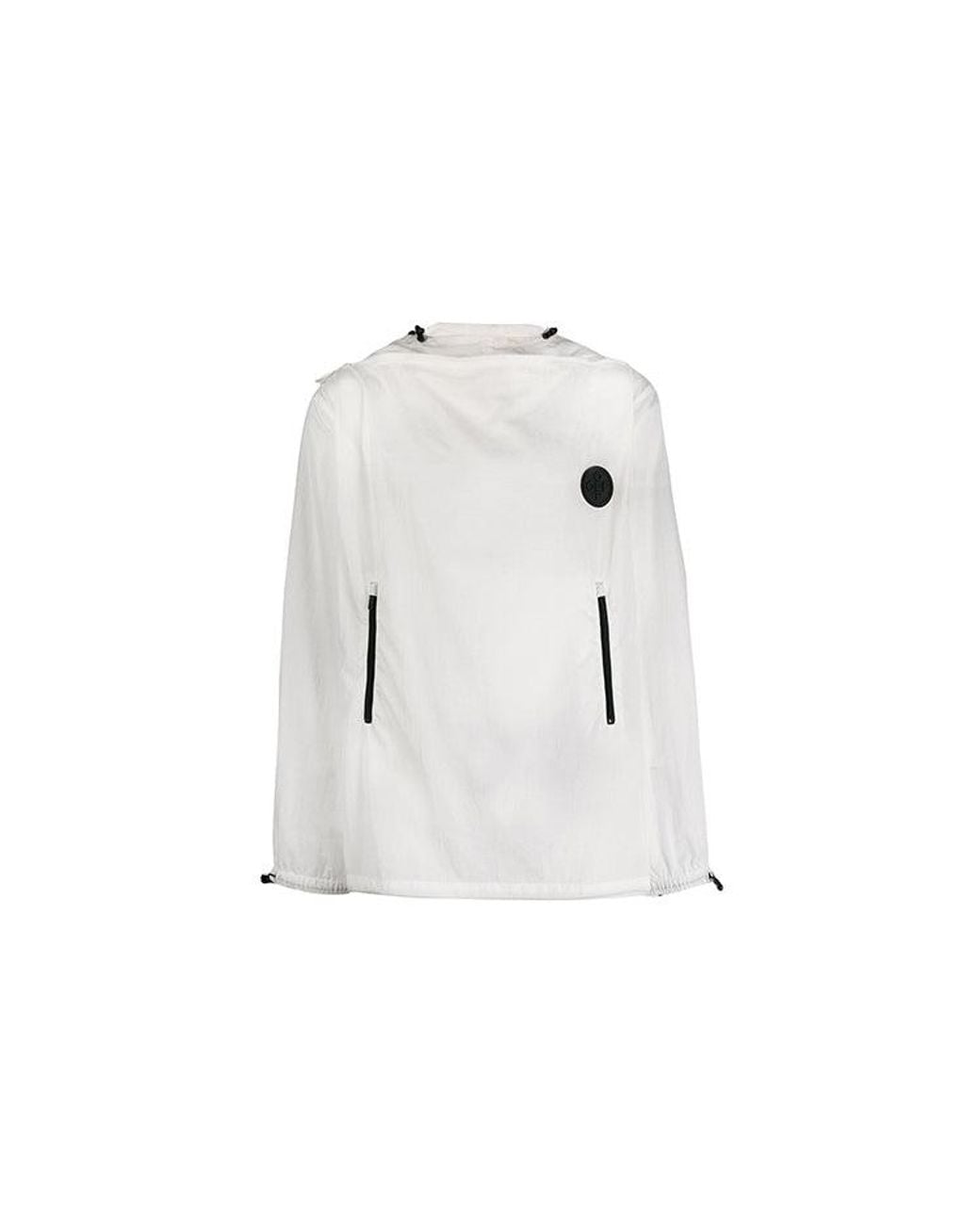 Off-White c/o Virgil Abloh Black Fw19 Printing Pullover Hooded Jacket for men