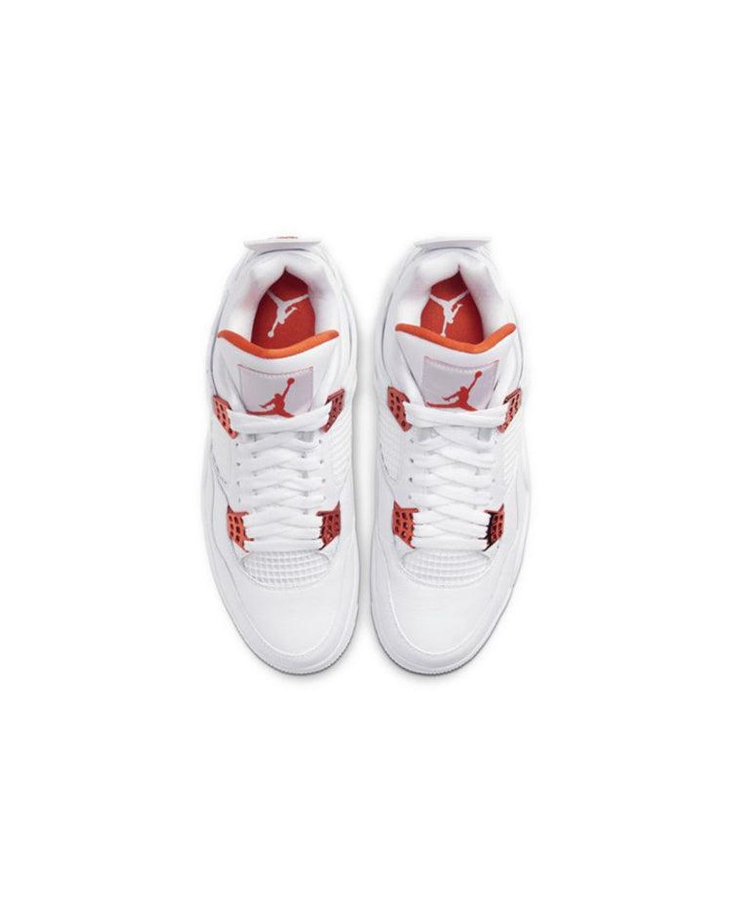 Nike White 4 Retro Metallic' for men