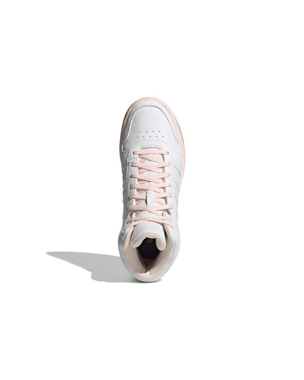 Adidas White (Wmns) Hoops 2.0 Mid Power'