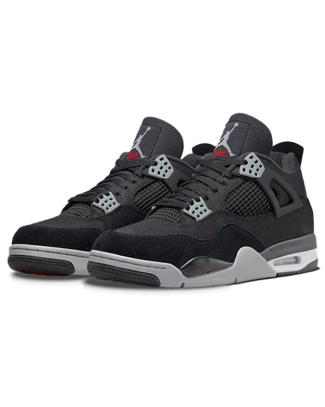 Nike Black 4 Retro Se Canvas' for men