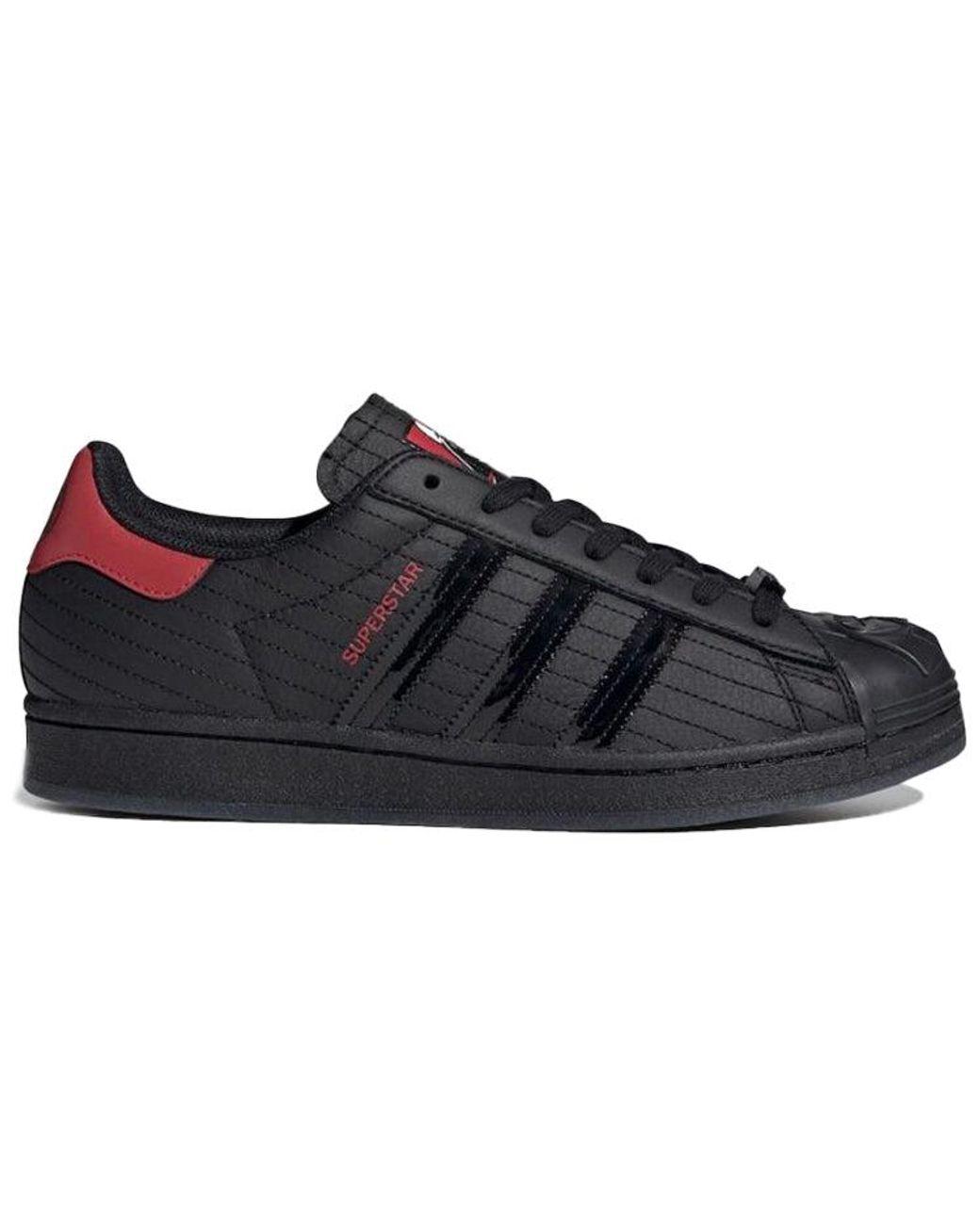 Adidas Black Star Wars X Superstar 'Darth Vader' for men