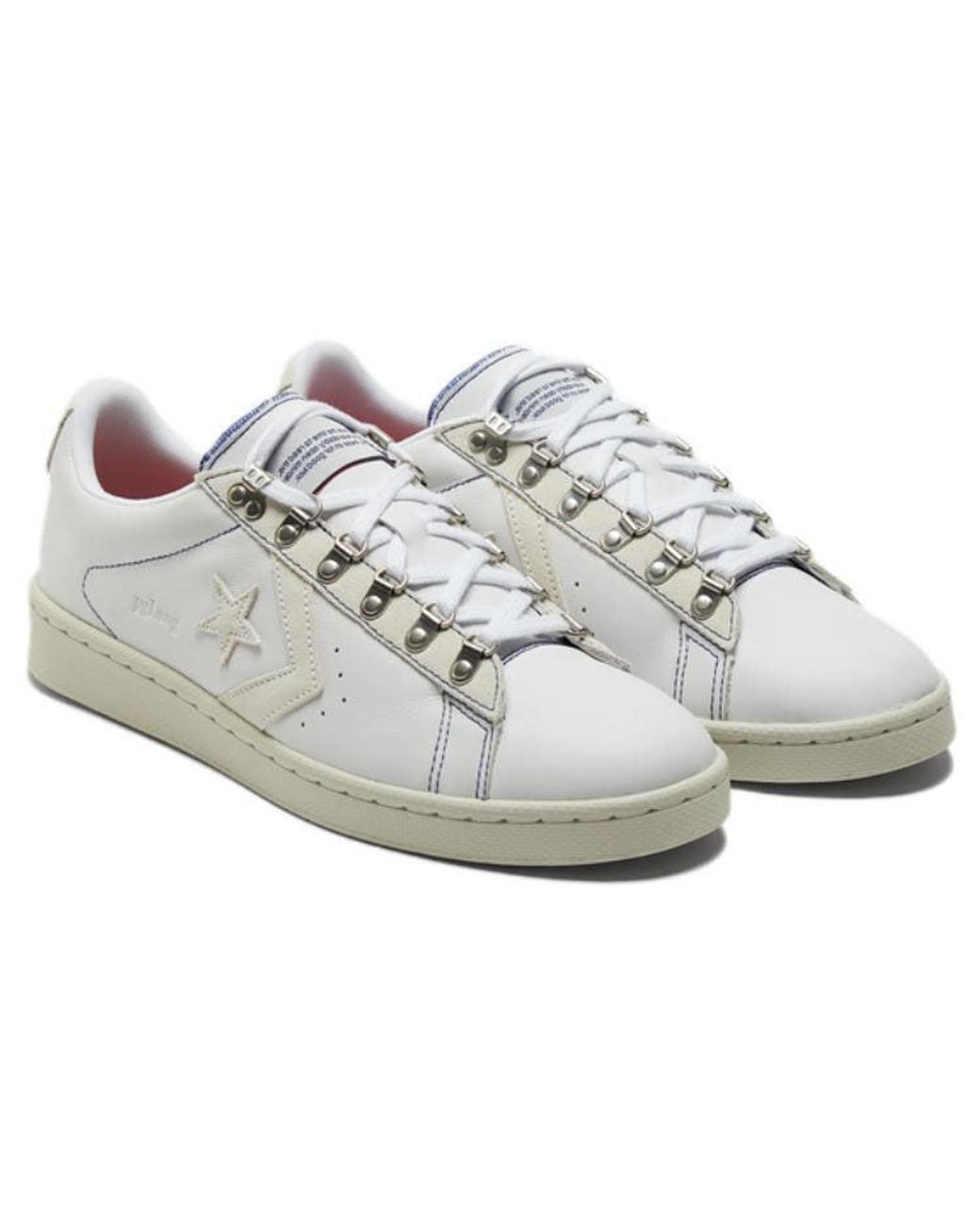 Converse White Pglang X Pro Leather Low 'Programleather' for men
