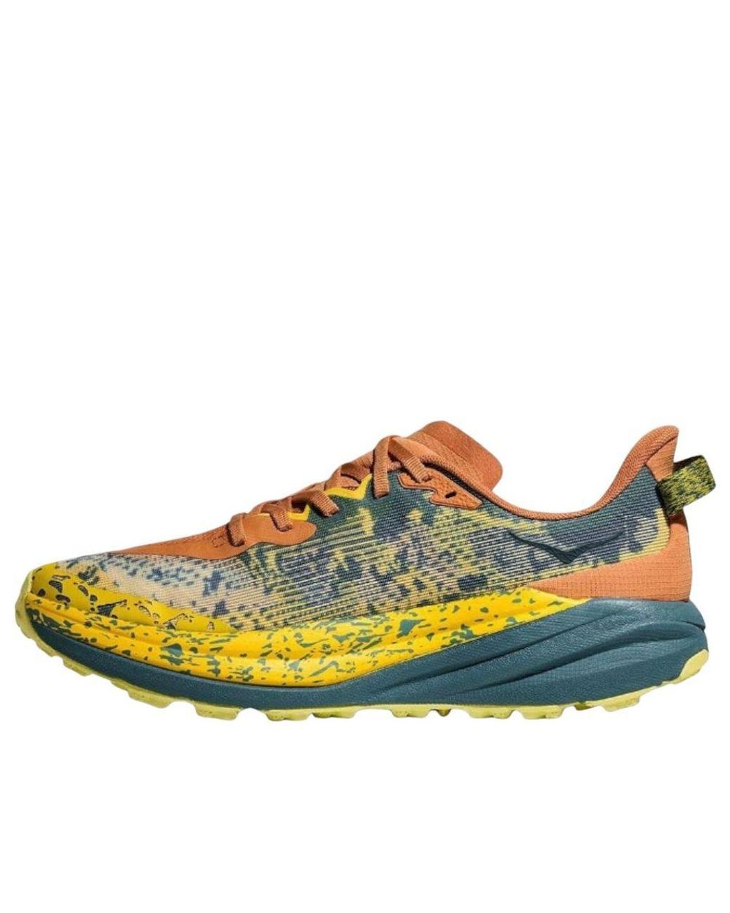 Hoka One One Yellow Speedgoat 6 'Terra Cotta Mountain Fog' for men