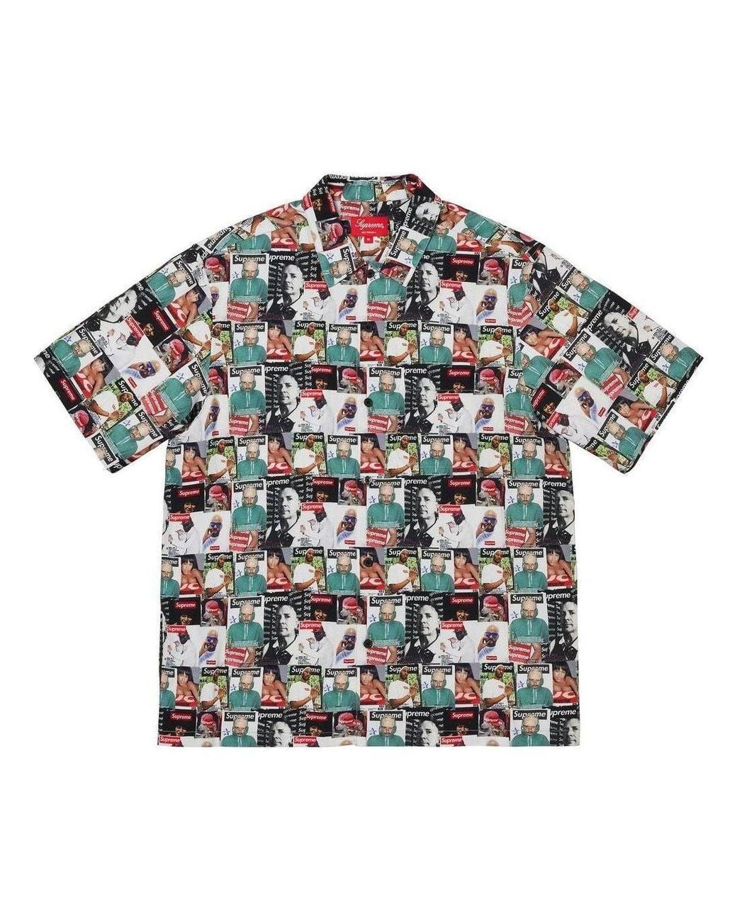 Supreme Green Magazine S/S Shirt for men