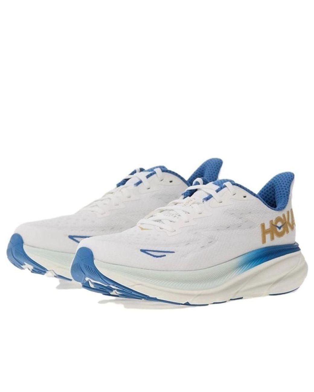 Hoka One One Blue Clifton 9 2E Wide 'Frost' for men