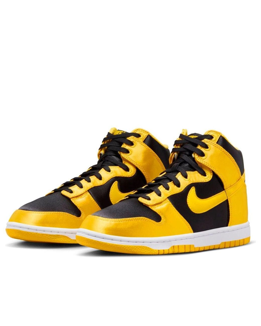 Nike Yellow Dunk High Shoes