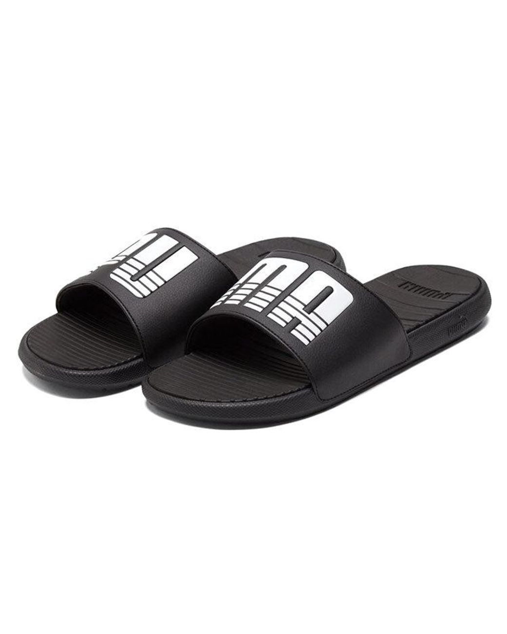 PUMA Black Cool Slippers for men