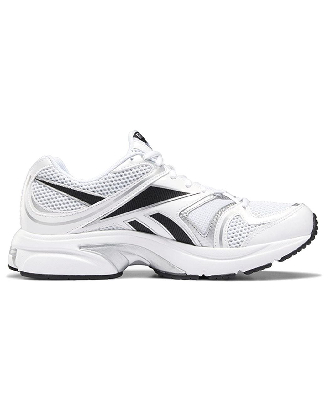 Reebok White Premier Road Plus 6 Metallic'