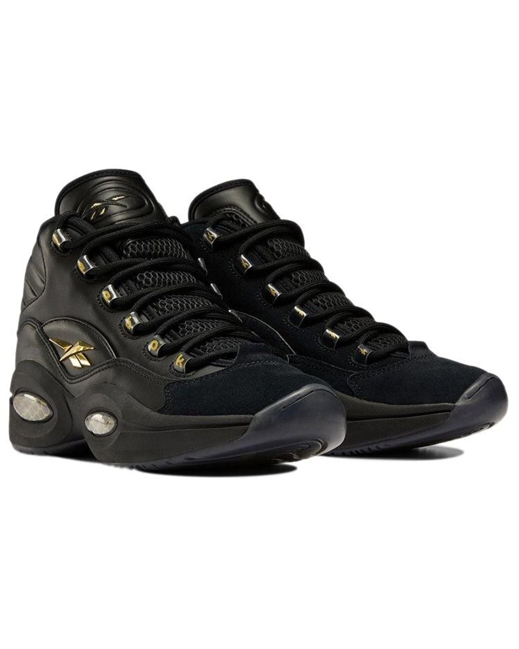 Reebok Black Question Mid Lux for men