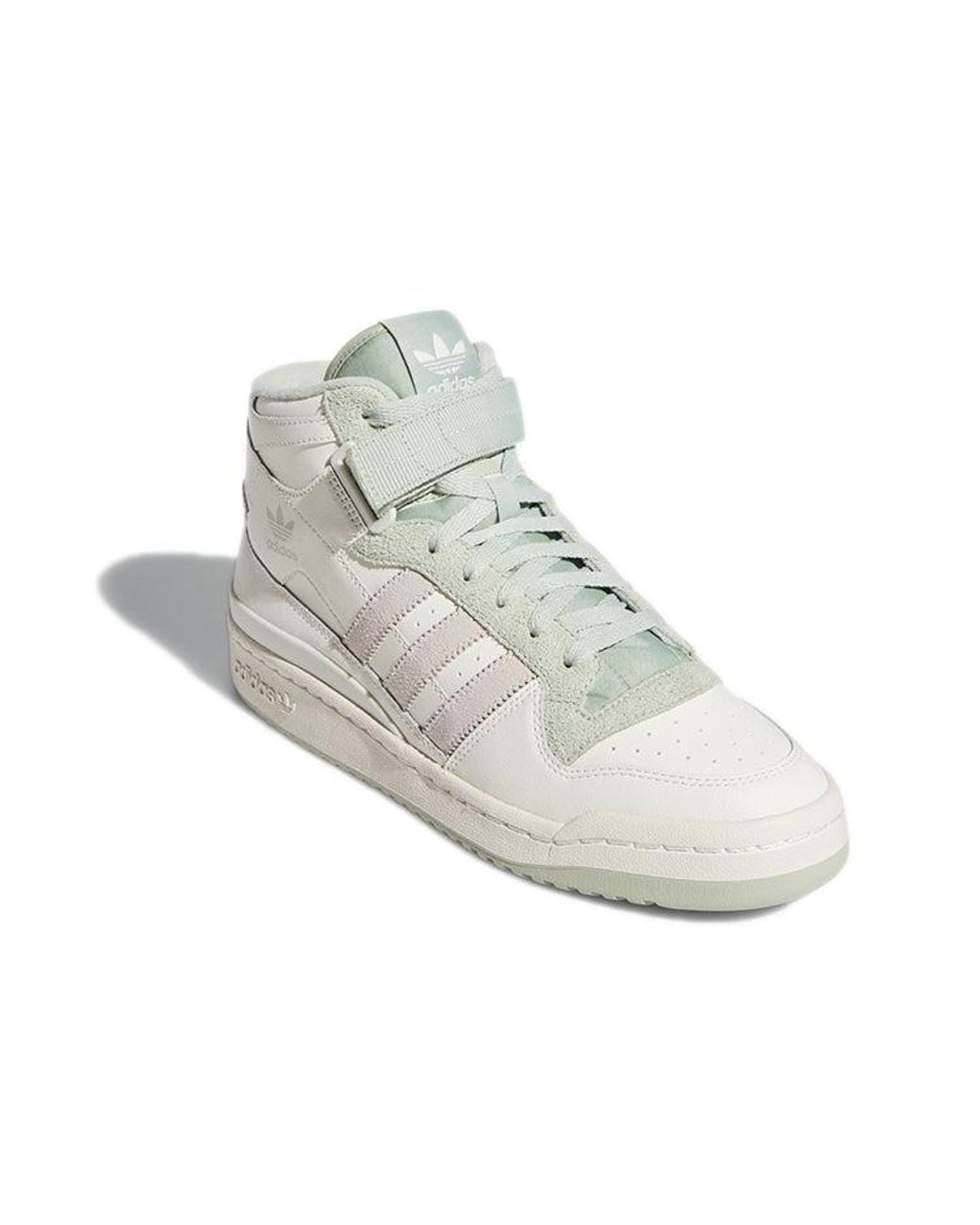 Adidas White Originals Forum Mid Shoes for men