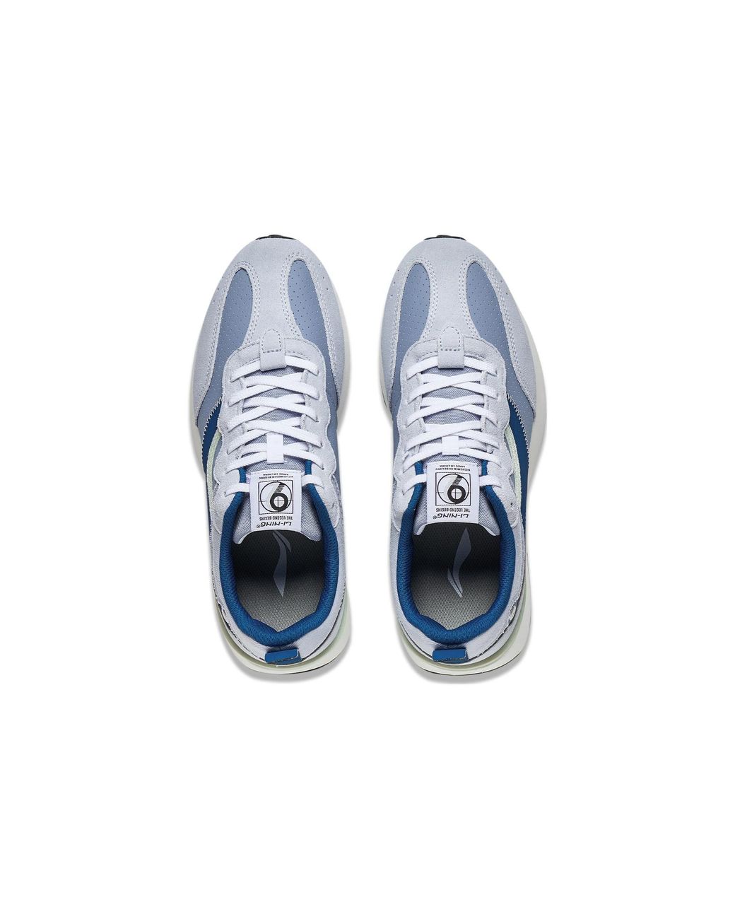 Li-ning Blue Cosmos Classic Trainers Retro Walking Shoes for men