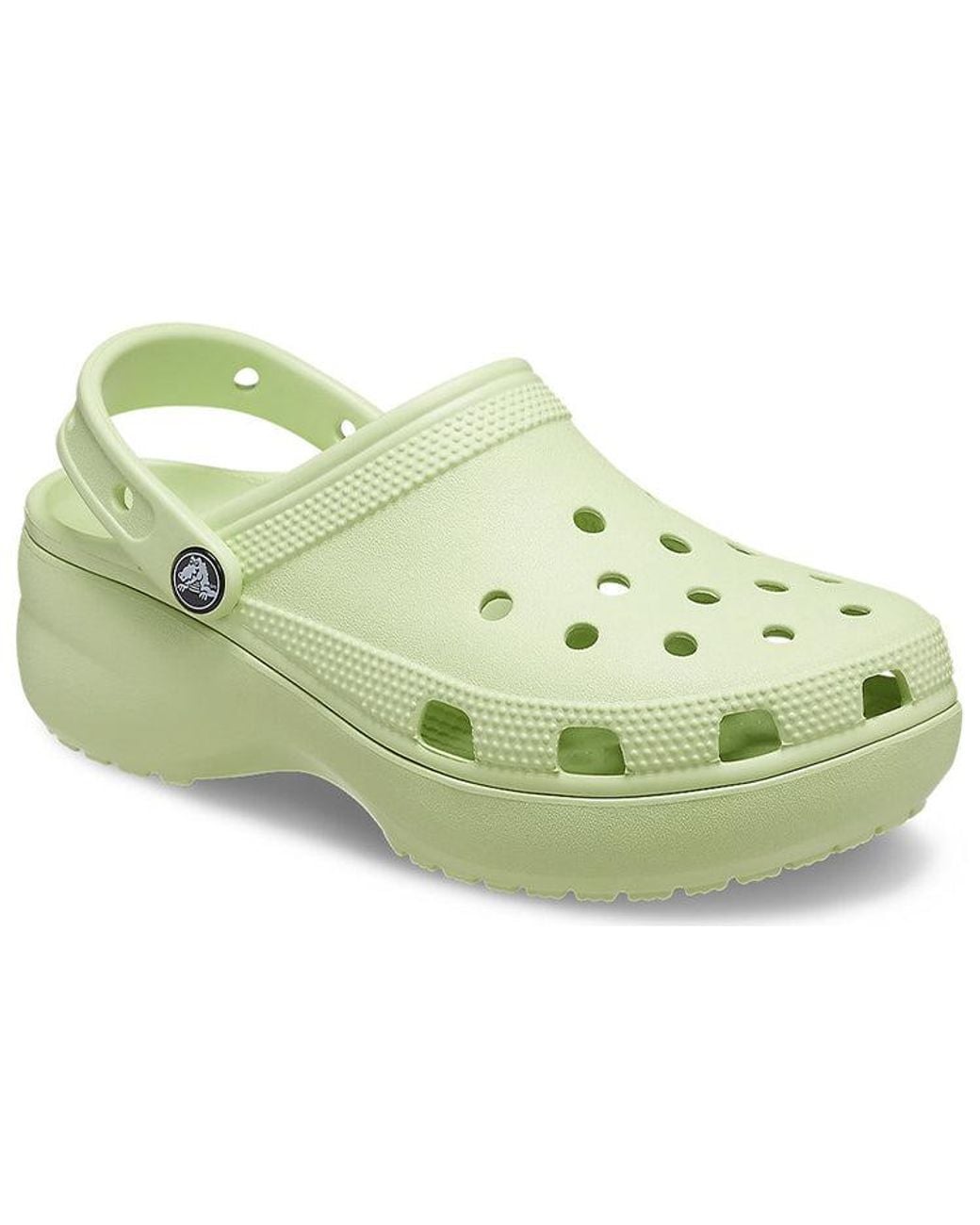CROCSTM Green Classic Platform Clog W
