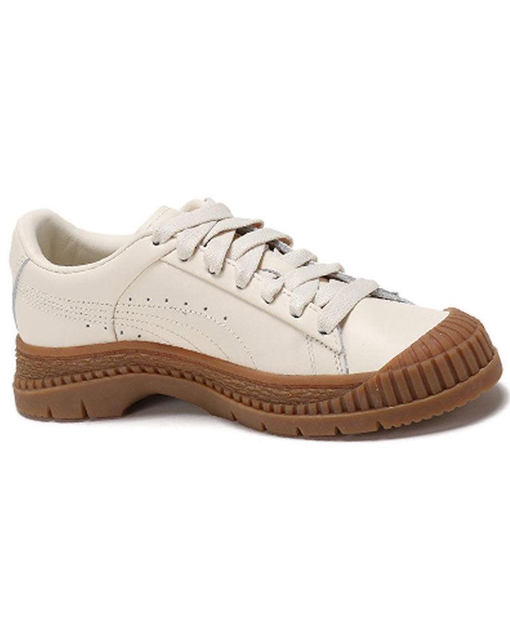 PUMA White (Wmns) Utility Leather Smoke'