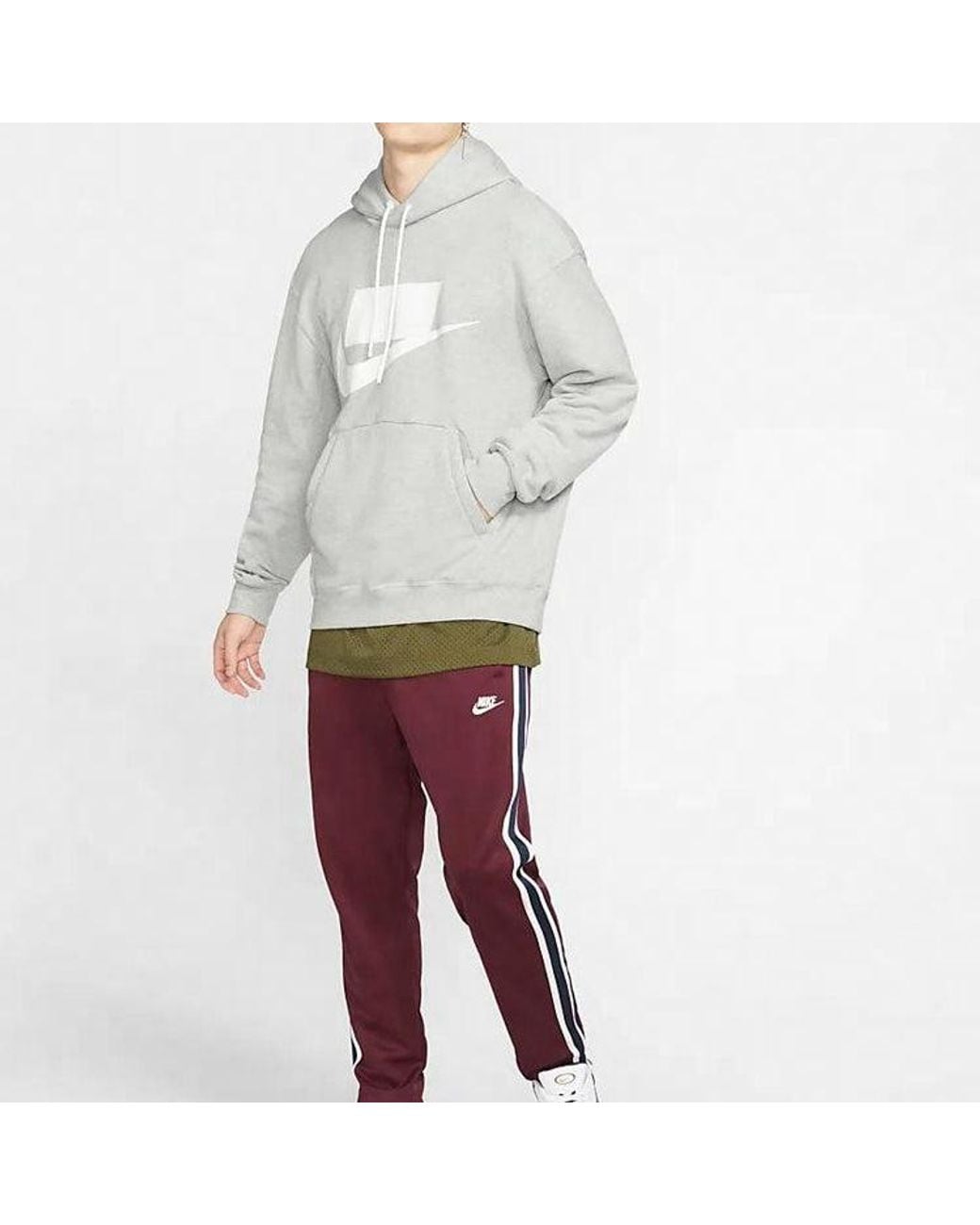 Nike White French Terry Pullover for men
