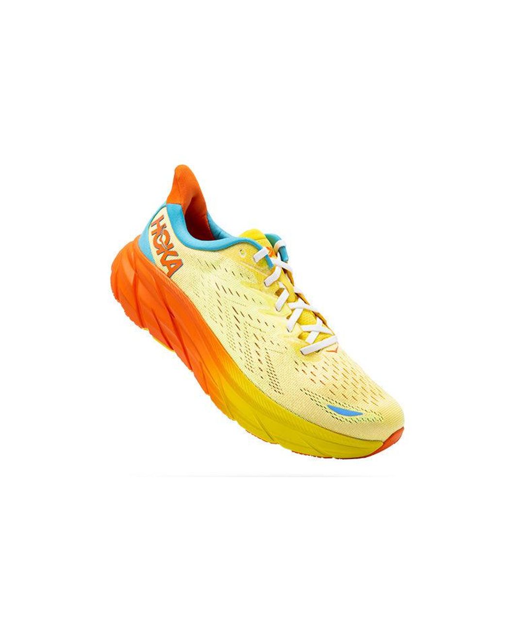 Hoka One One Yellow Clifton 8 for men