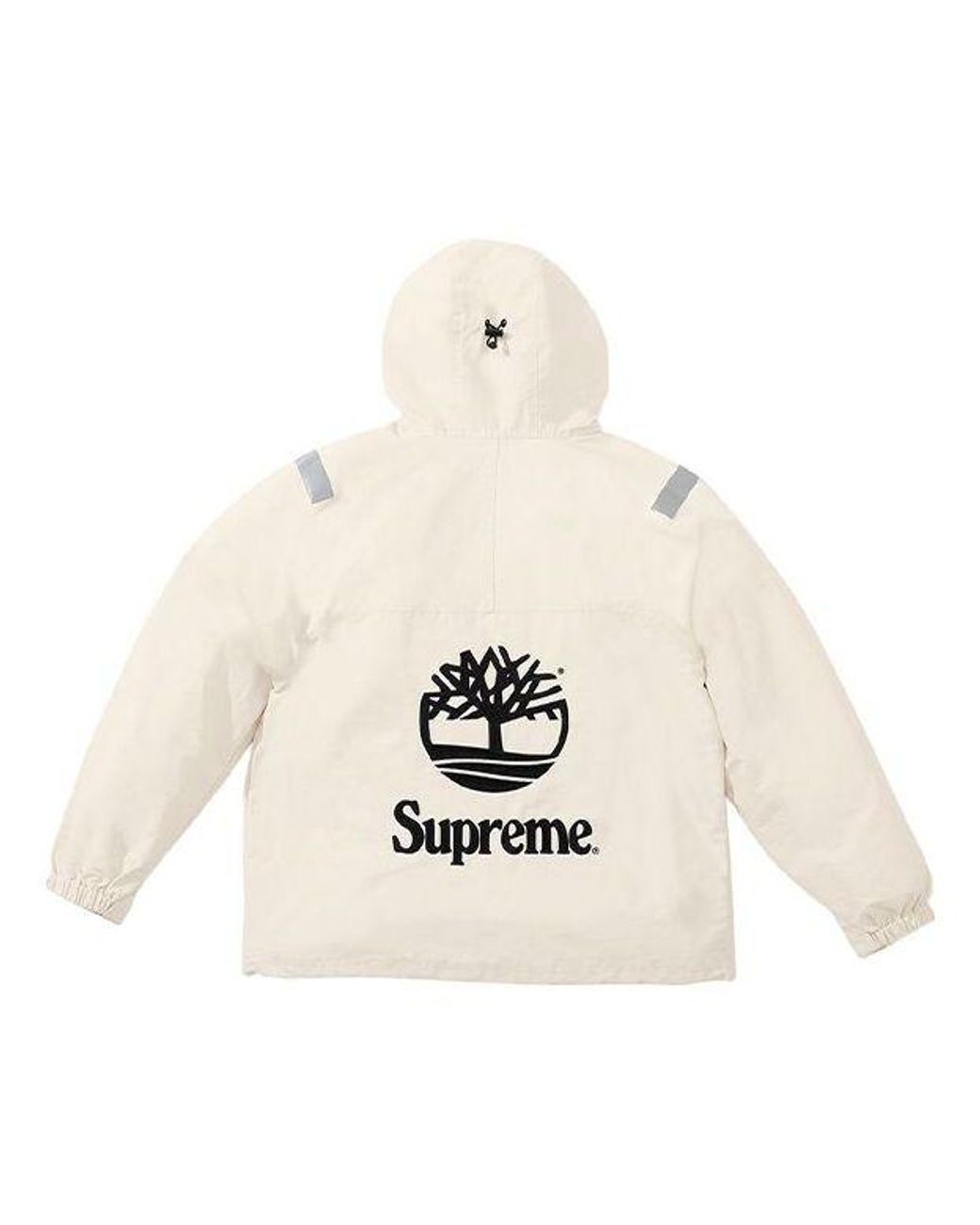 Supreme X Timberland Reflective Taping Anorak in White for Men