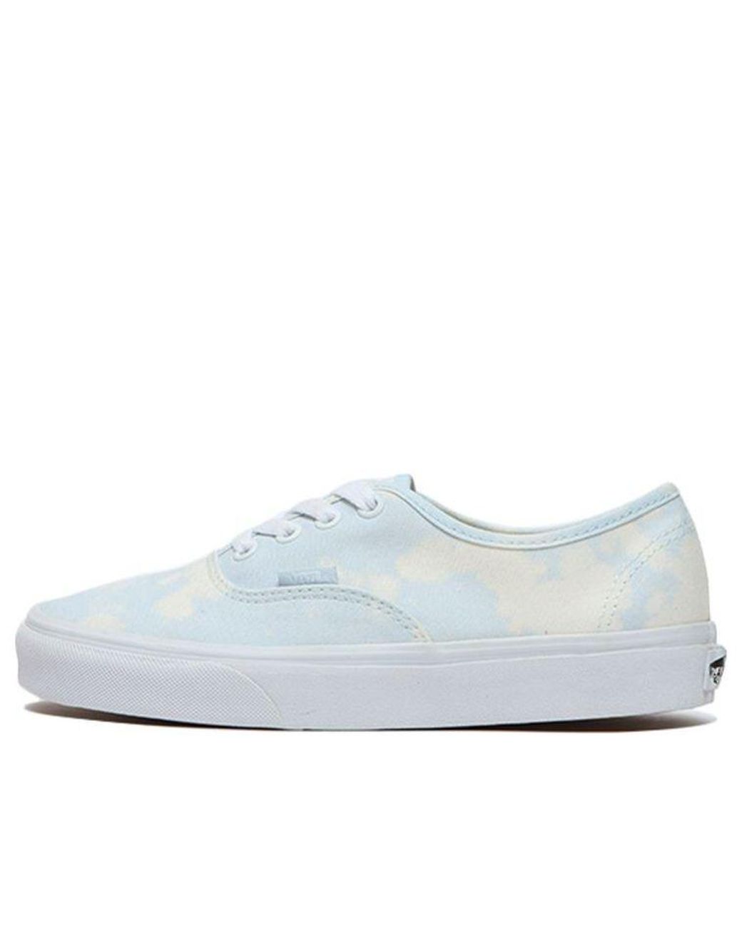 Vans White Authentic 'Bleach Wash' for men